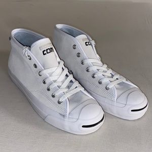 Converse CONS Jack Purcell PRO mid white suede